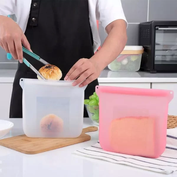 Bolsa Silicona Hermética 1000ml - Imagen 4